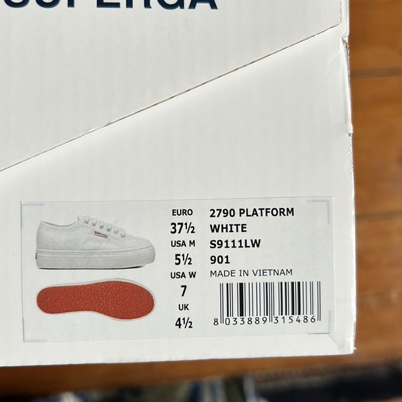 White Superga platform sneakers - Picture 5 of 5